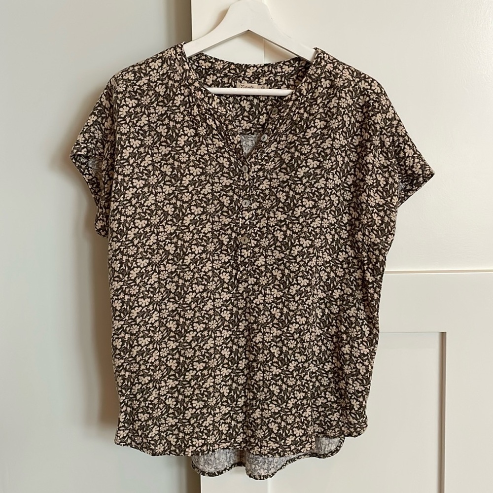 Faherty | Dream cotton gauze top